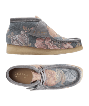 Clarks Wallabee Boots Sneaker Damen Blau - blau