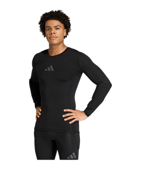adidas Goalkeeper Baselayer Longsleeve Schwarz - schwarz