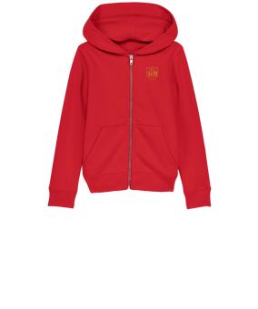Merch Mini Cultivator 2.0 Zip-Hoodie Kids Red | #justlogo1c