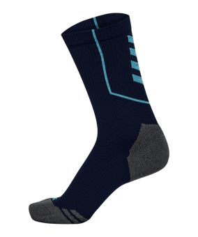 Hummel Pro Training Low Neon Socken Blau F7553 - blau