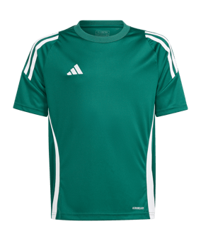 adidas Tiro 24 Trikot Kids Grün Weiss - gruen