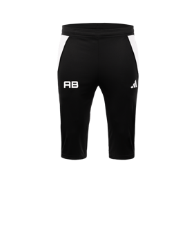 adidas Tiro 24 3/4 Trainingshose Schwarz Weiss