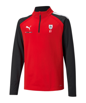 PUMA teamLIGA HalfZip Sweatshirt Kids Rot F01