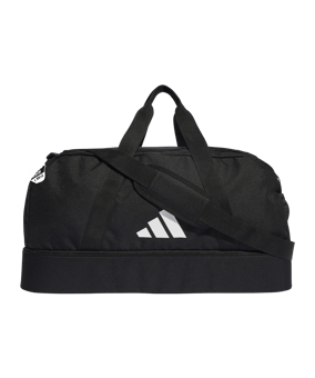 adidas Tiro League Duffel Bag Gr. M Schwarz Weiss