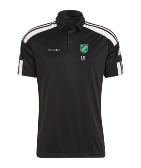 adidas Squadra 21 Poloshirt Schwarz Weiss