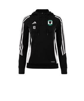 adidas Tiro 24 Hoody Damen Schwarz Weiss