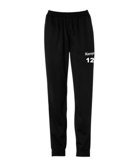 Kempa Lite Trainingshose Damen Schwarz Weiss F01