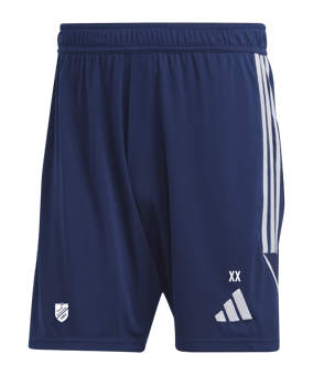 adidas Tiro 23 Short Dunkelblau Weiss