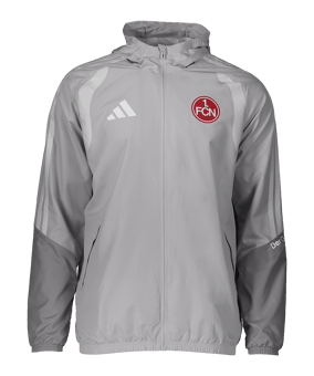 adidas 1. FC Nürnberg Allwetter Jacke Grau - grau