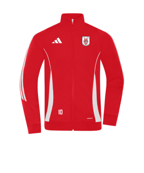 adidas Tiro 24 Trainingsjacke Rot Weiss