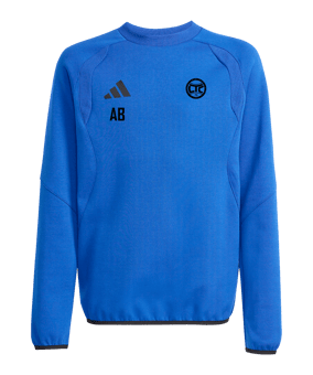 adidas Tiro Travel Sweatshirt Kids Blau