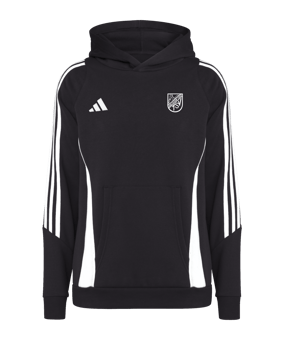 adidas Tiro 24 Hoody Kids Schwarz Weiss
