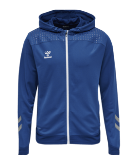 Hummel hmlLEAD Poly Trainingsjacke Blau F7045 - blau