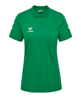 hummel Go 2.0 Chevron Polo Dames Groen K6235 - groen