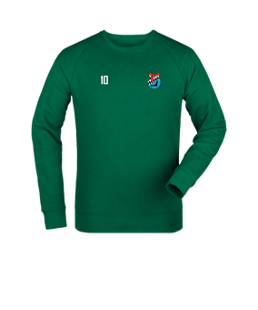 Merch Roller Sweatshirt Bottle Green | #logo4c