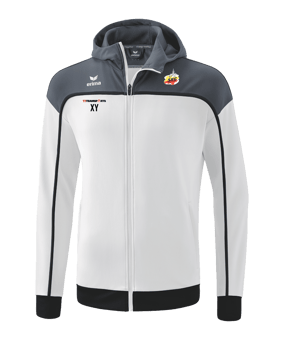 Erima Change by Kapuzenjacke Kids Weiss Grau 