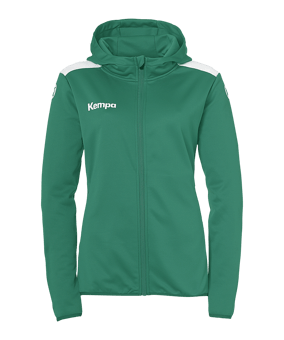 Kempa Giacca con cappuccio verde C47 - verde