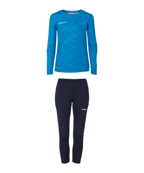 uhlsport Prediction Keeperset Kids Blauw K43 - blauw