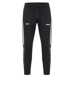 JAKO Power Polyesterhose Schwarz Weiss F802