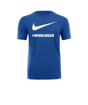 Nike Park 20 T-Shirt Swoosh Blau Weiss F463
