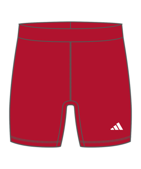 adidas Techfit Short Tight Kids Rot - rot