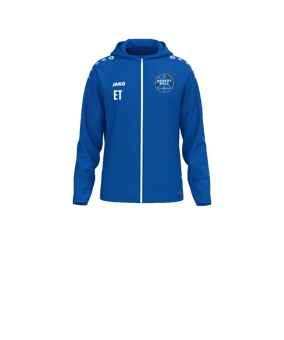 JAKO One Kapuzenjacke Kids Blau F400