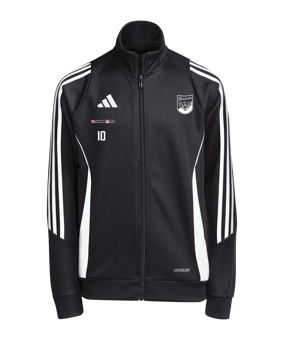 adidas Tiro 24 Trainingsjacke Kids Schwarz Weiss