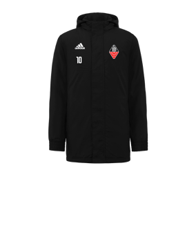 adidas Entrada 22 Stadium Jacke Kids Schwarz