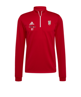 adidas Entrada 22 HalfZip Sweatshirt Rot