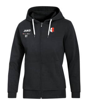 JAKO Base Kapuzenjacke Damen Schwarz F08