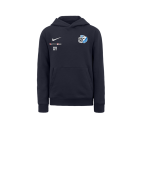 Nike Park 20 Fleece Hoody Kids Blau Weiss F451