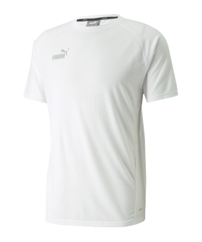PUMA teamFINAL Casuals T-Shirt Weiss F04 - weiss