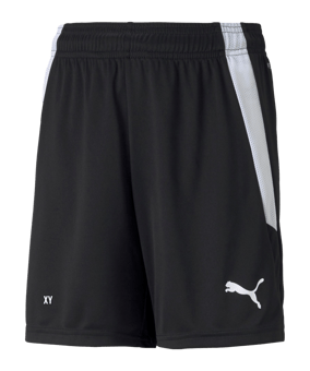 PUMA teamLIGA Shorts Kids Schwarz Weiss F03 