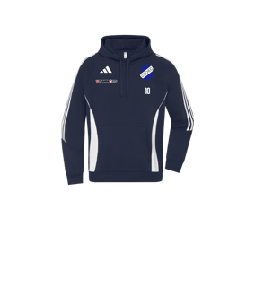 adidas Tiro 24 Hoody Kids Blau Weiss