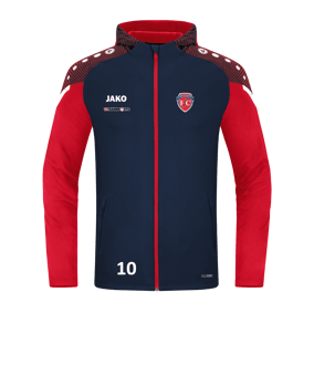 JAKO Performance Kapuzenjacke Blau F909