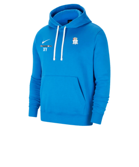 Nike Park 20 Fleece Hoody Blau Weiss F463