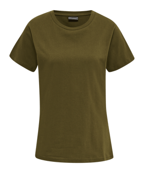 Hummel hmlRED Heavy T-Shirt Damen Grün F6086 - gruen