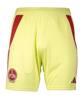 adidas 1. FC Nürnberg Torwartshort Gelb - gelb