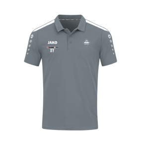 JAKO Power Poloshirt Grau Weiss F840