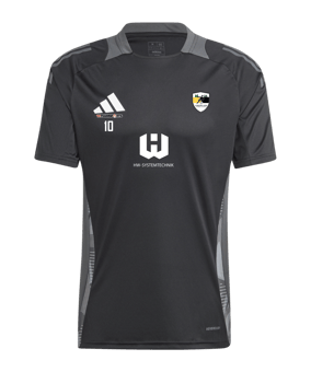 adidas Tiro 24 Comp Training Trikot Schwarz Grau