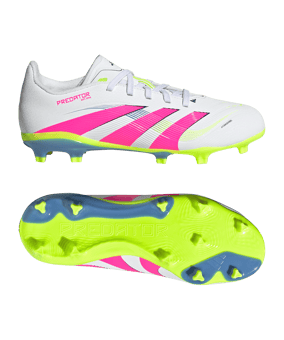 adidas Predator League FG/MG Kids Weiß - weiss