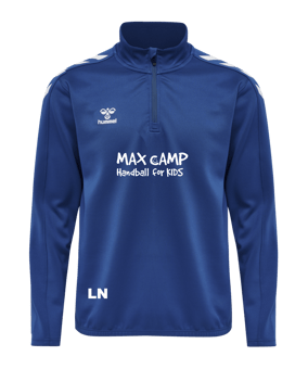 Hummel hmlCORE XK HalfZip Sweatshirt Blau F7045