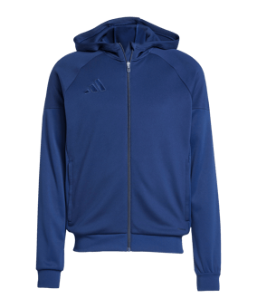 adidas Tiro 25 Travel Kapuzenjacke Blau - blau