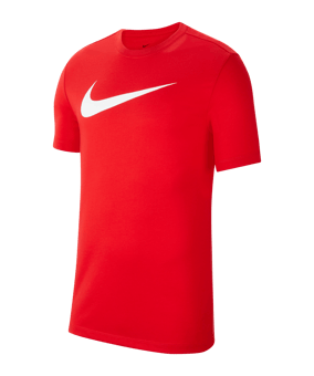 Nike Park 20 T-Shirt Swoosh Rot F657 - rot