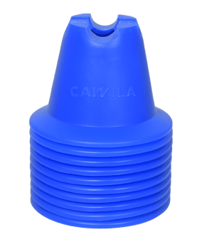 Cawila Mini-Pylone 10er Set Blau - blau