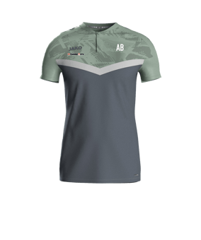JAKO Iconic Poloshirt Grau Grün F852