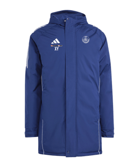 adidas Tiro 24 Kapuzenjacke Blau Weiss
