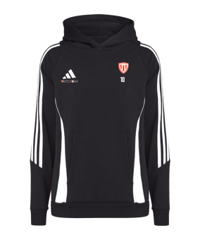 adidas Tiro 24 Hoody Kids Schwarz Weiss