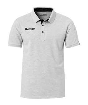 Kempa Prime Polo Shirt Kids Grau Schwarz F03 - grau