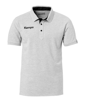 Kempa Prime Polo Shirt Kids Grau Schwarz F03 - grau